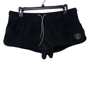 Salt Life Black Athletic Shorts with Drawstring Waist